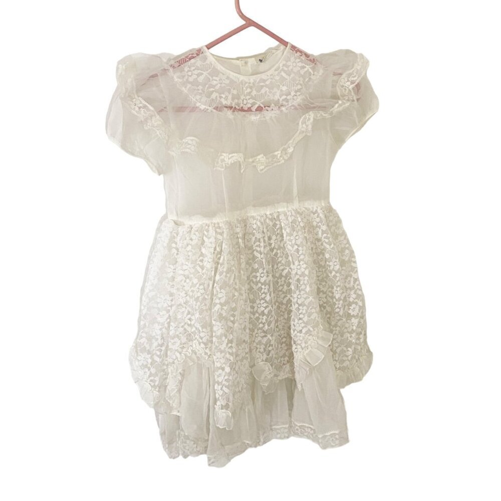 Vintage 1950's First Lady of The Party By Merry Girl - Girls Mesh Dress - No Siz - Picture 1 of 13